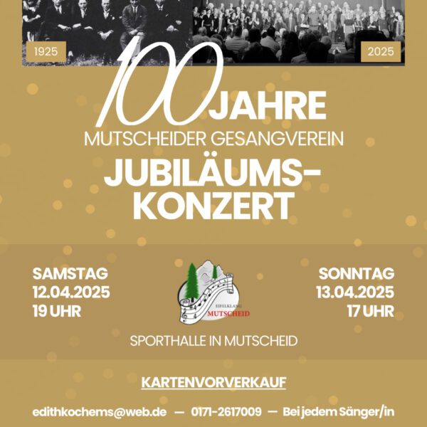 100 Jahr Jubiläumskonzert